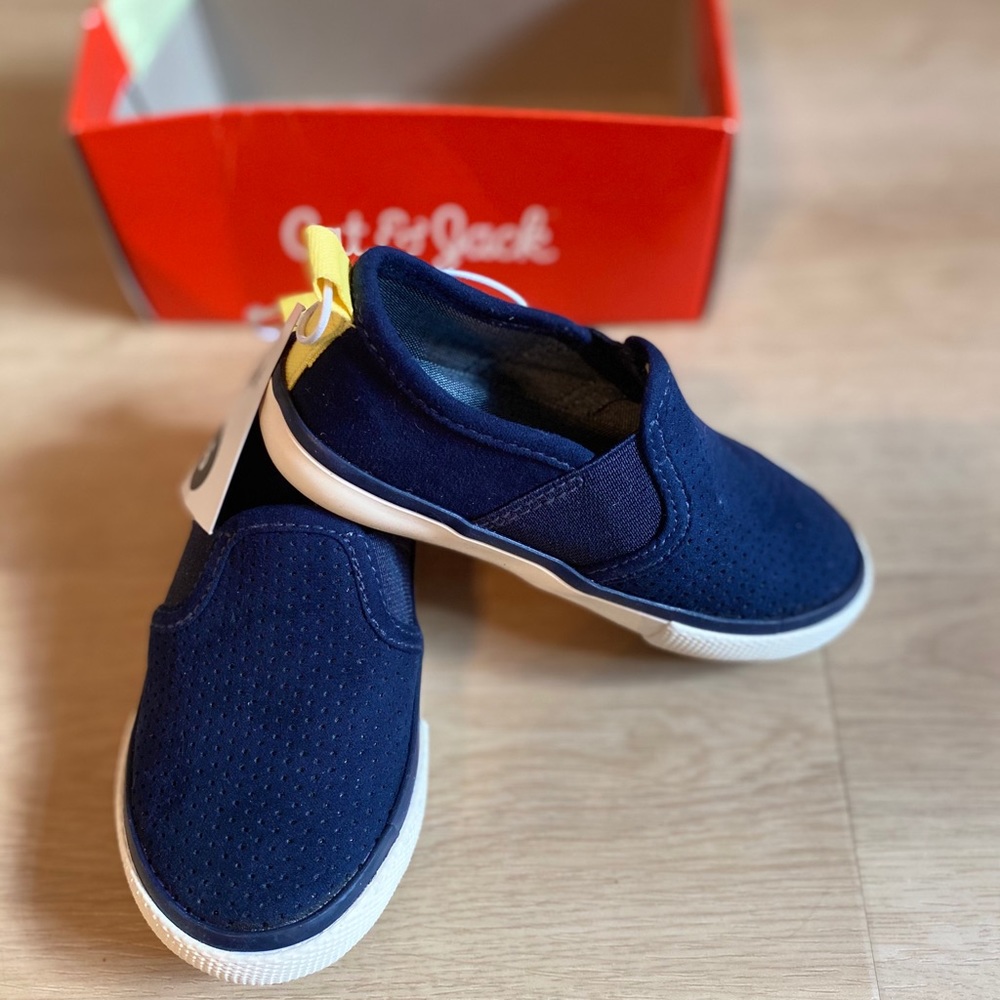 Navy blue Cat & Jack slip on toddler sneakers